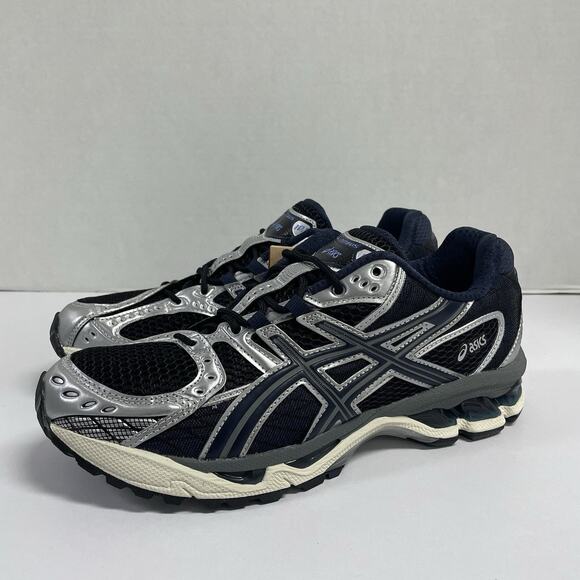 Asics Gel Nimbus 10.1 Black Midnight 1203A543 003 Size 7.5 Men Blue Mesh Runner